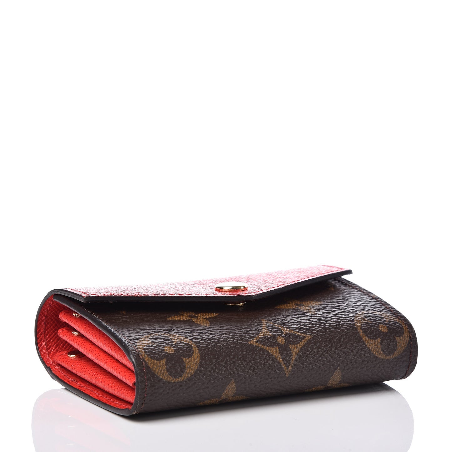 Monogram Sarah Multicartes Coquelicot