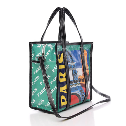 Balenciaga Agneau Arena Paris Print S Bazar Shopper Tote 3 of 11