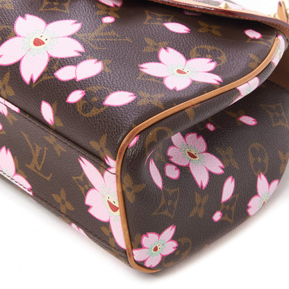 Louis Vuitton Monogram Cherry Blossom Sac Retro Bag Brown 7 of 9