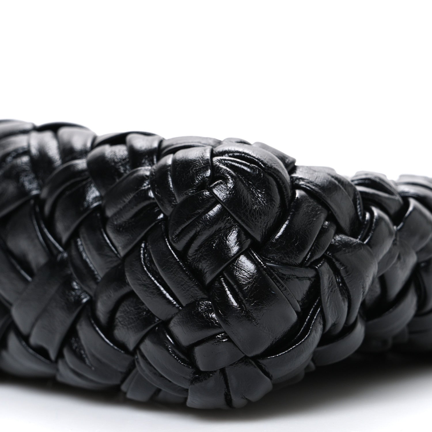 Bottega Veneta Calfskin Intrecciato Kalimero Cha-Cha Clutch Black 9 of 9