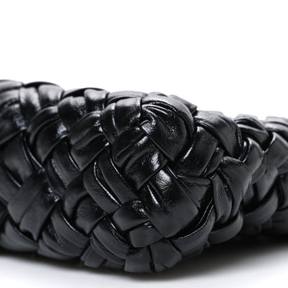 Bottega Veneta Calfskin Intrecciato Kalimero Cha-Cha Clutch Black 9 of 9