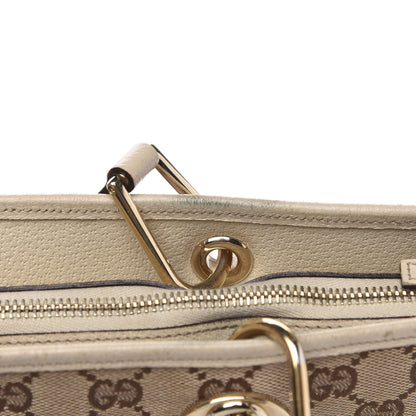 Gucci Monogram Eclipse Tote Beige 10 of 19