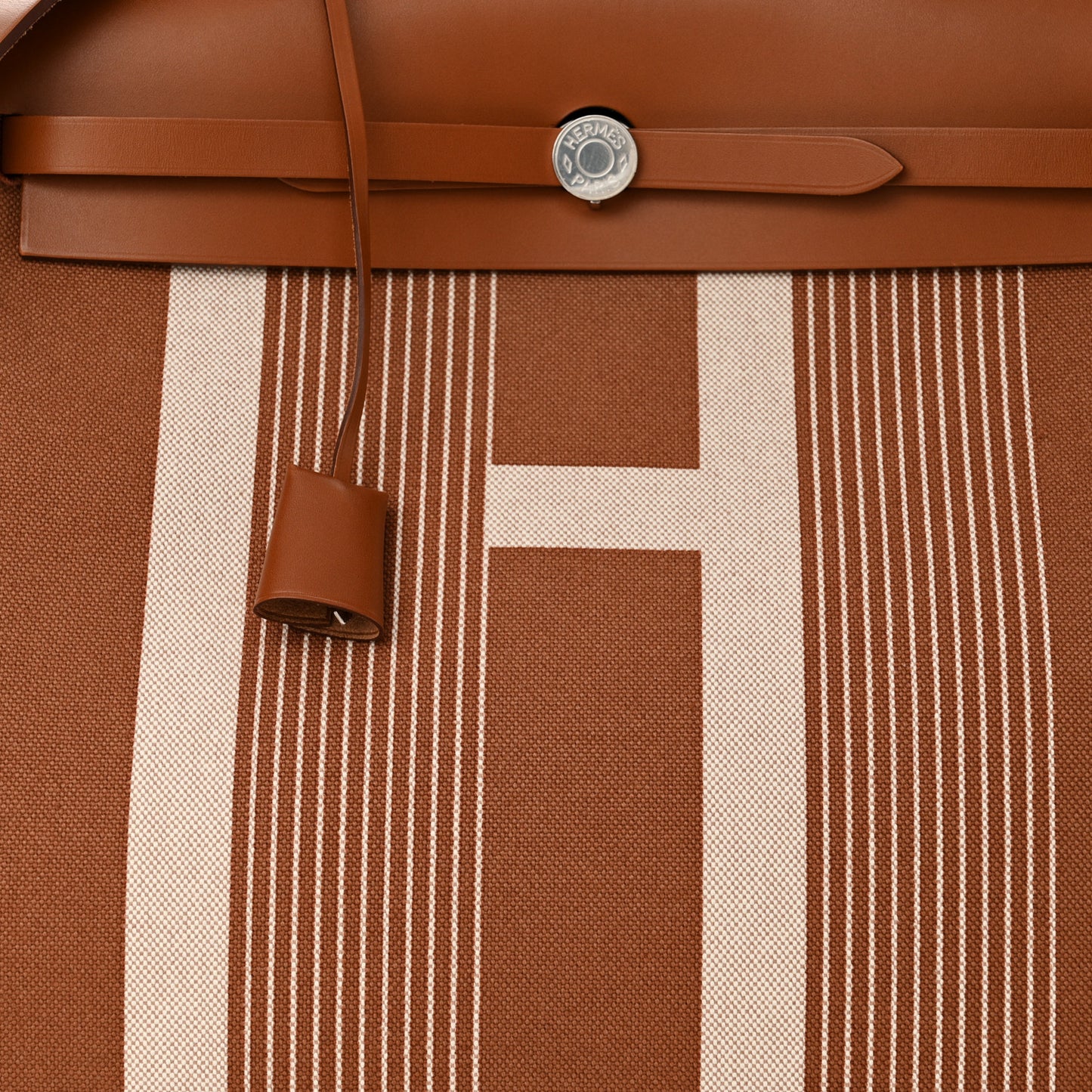 Vache Hunter Toile H Vibration Herbag Zip 39 MM Fauve Ecru Beige