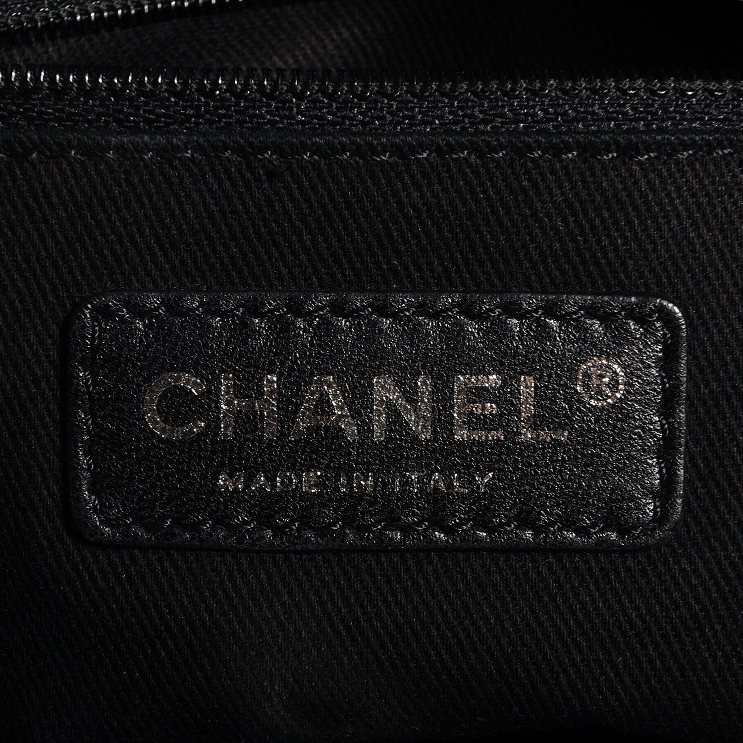 Chanel Canvas Deauville Small Tote Dark Grey 6 of 7