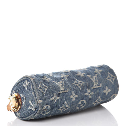 Louis Vuitton Denim Speedy GM Pochette Case 4 of 12