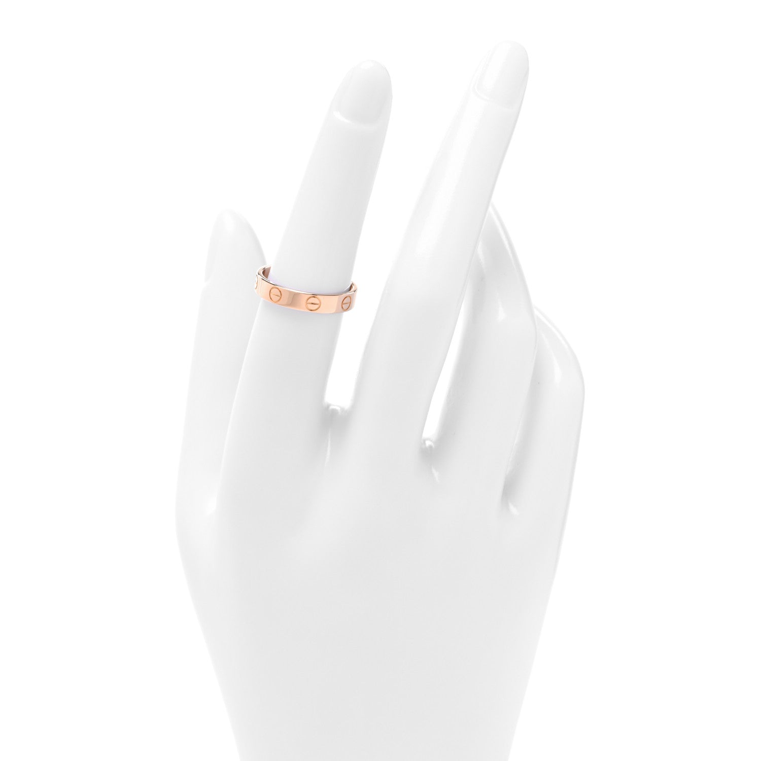Cartier 18K Pink Gold 3.5mm LOVE Wedding Band Ring 52 6 2 of 5