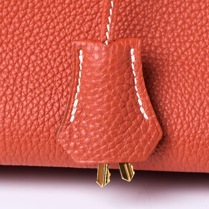 Hermes Togo Birkin 35 Sanguine 31 of 34