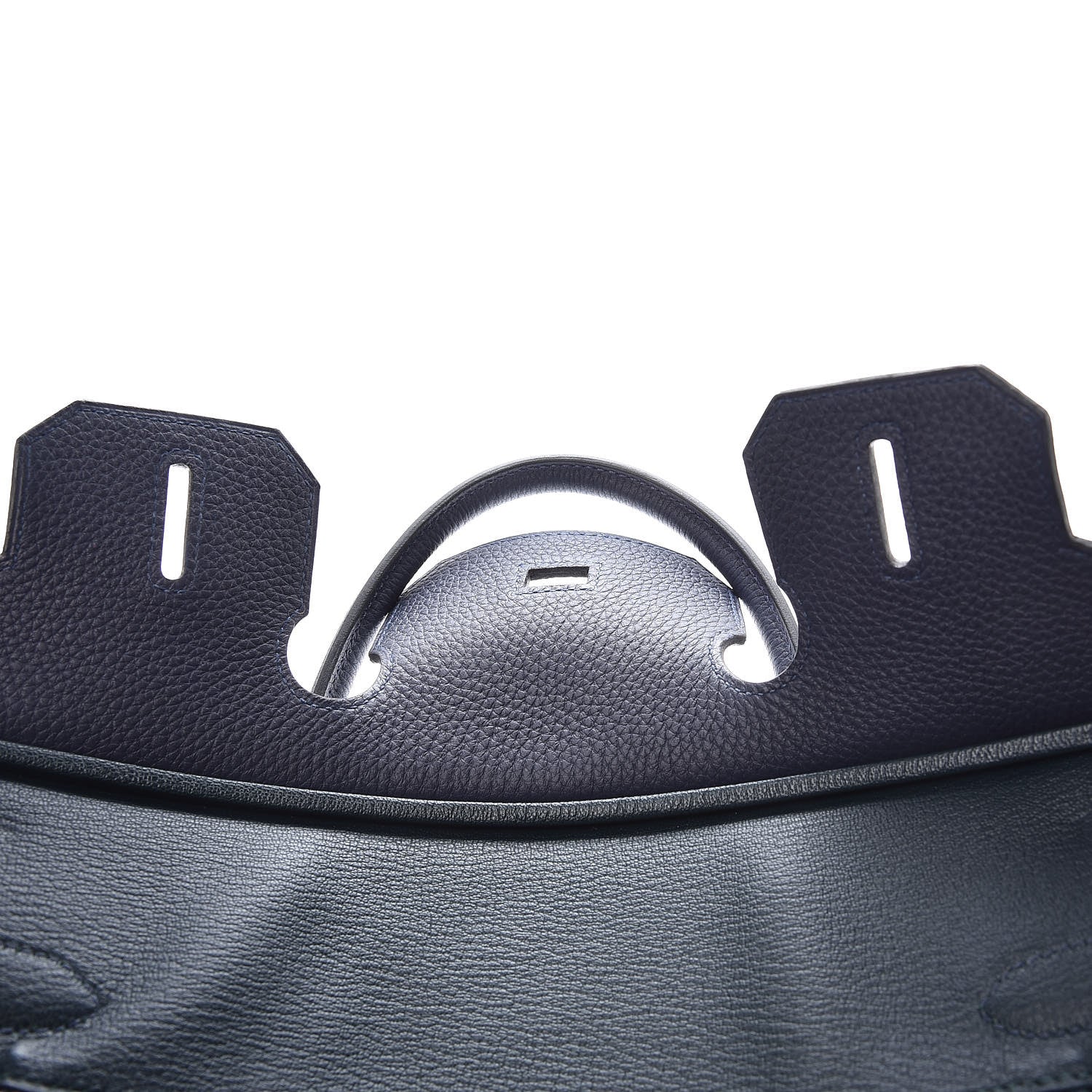 Hermes Togo Swift Officier Birkin 30 Bleu Nuit Vert Cypress 10 of 39
