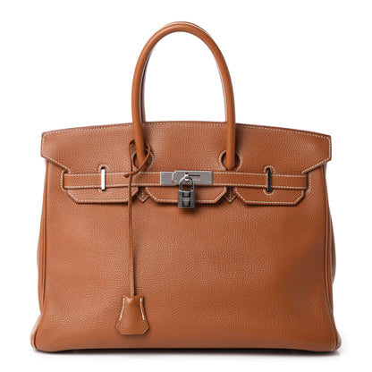 Hermes Togo Birkin 35 Gold 1 of 21