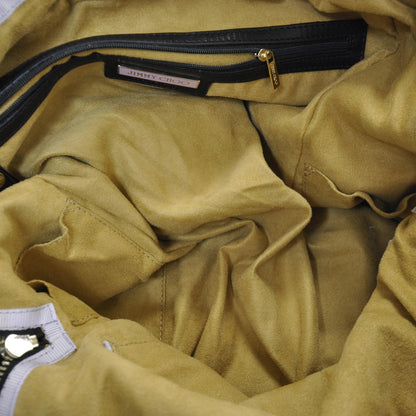 Jimmy Choo Leather Perforated Blythe Tote Black 8 of 9