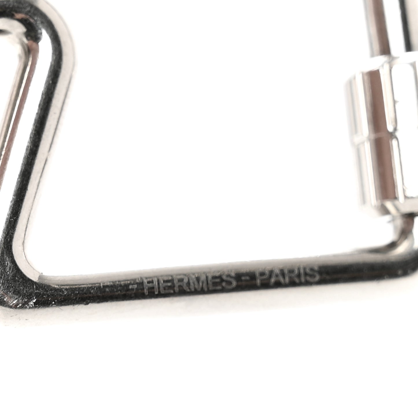 Palladium Cheval Key Ring