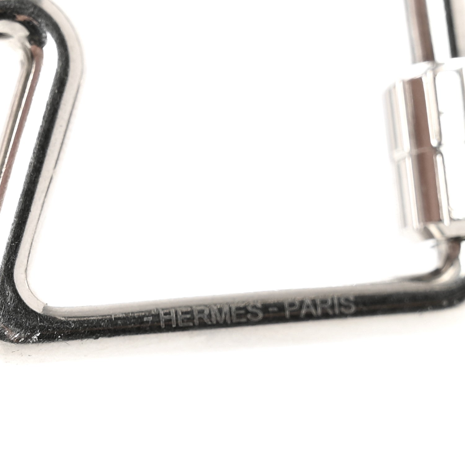 Hermes Palladium Cheval Key Ring 3 of 3