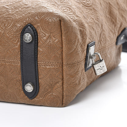 Louis Vuitton Lambskin Antheia Hobo PM Caramel 9 of 12
