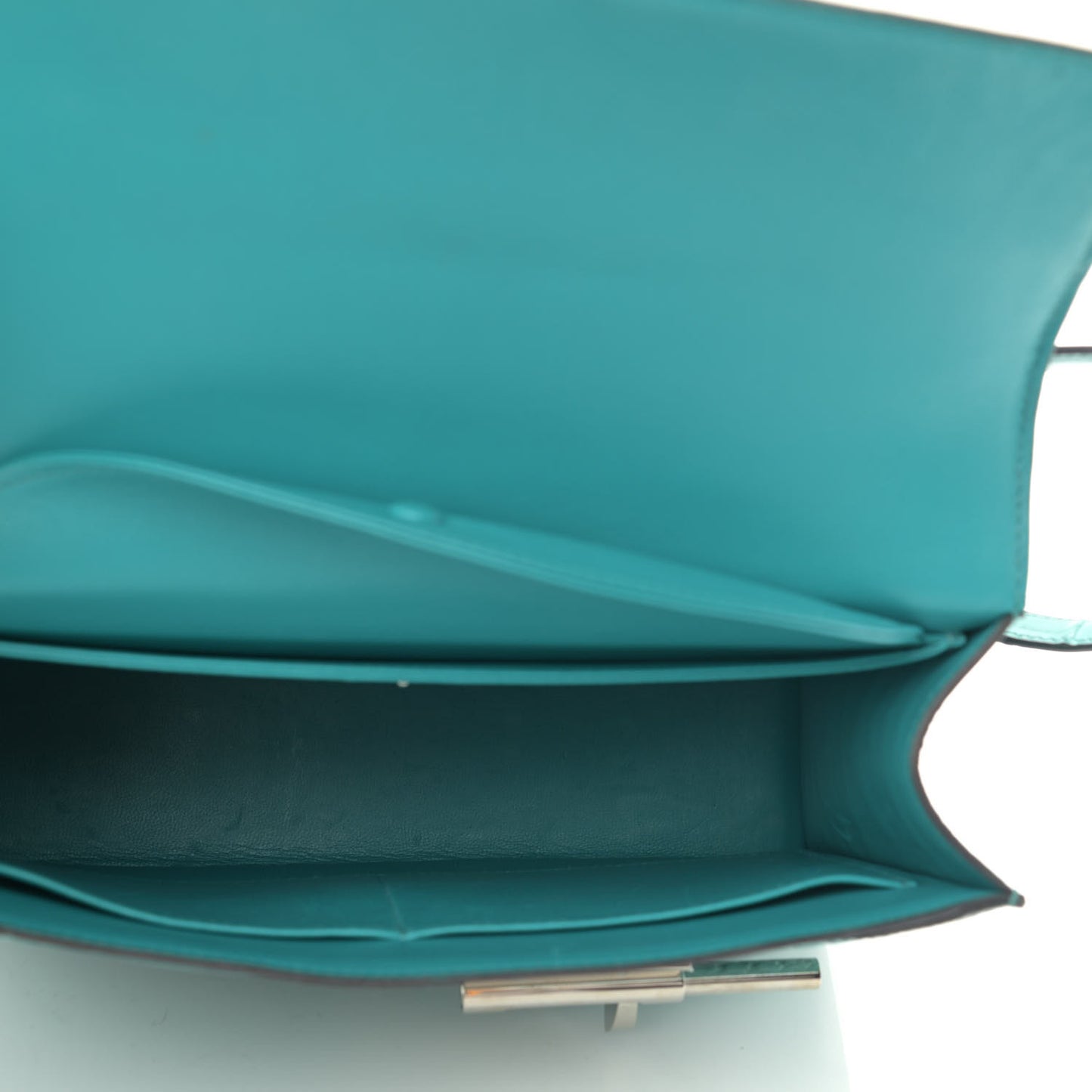Matte Alligator Verrou 21 Bleu Paon