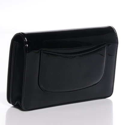 Chanel Patent Strass Wallet On Chain WOC Black 3 of 9