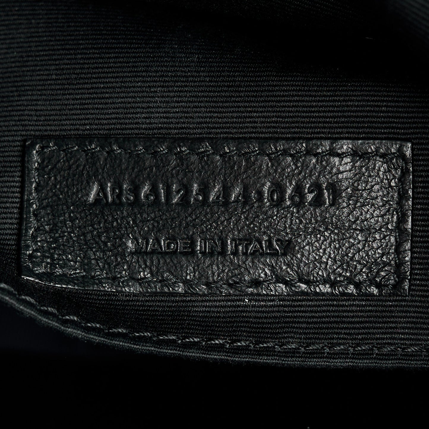 Calfskin Matelasse Monogram Monochrome Lou Camera Bag Black