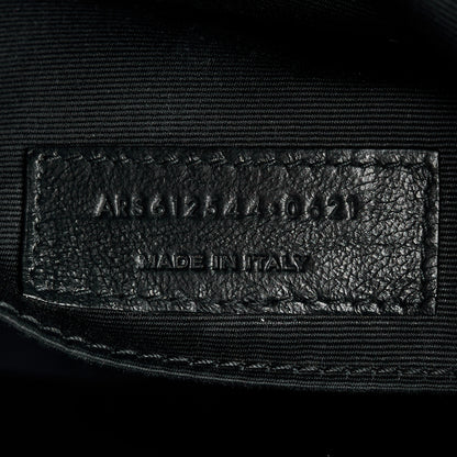 Saint Laurent Calfskin Matelasse Monogram Monochrome Lou Camera Bag Black 7 of 11