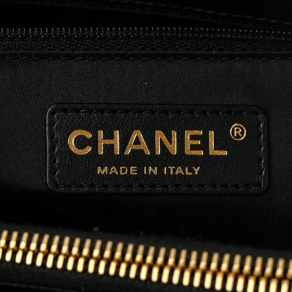 Chanel Quilted Grand Shopping Tote GST Black 6 of 21