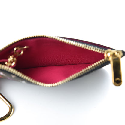Louis Vuitton Monogram Multicolor Key Pouch Black Grenade 6 of 6