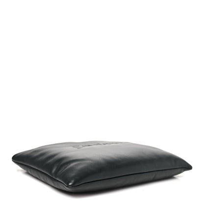 Saint Laurent Lambskin Large Puffy Pouch Black 4 of 8