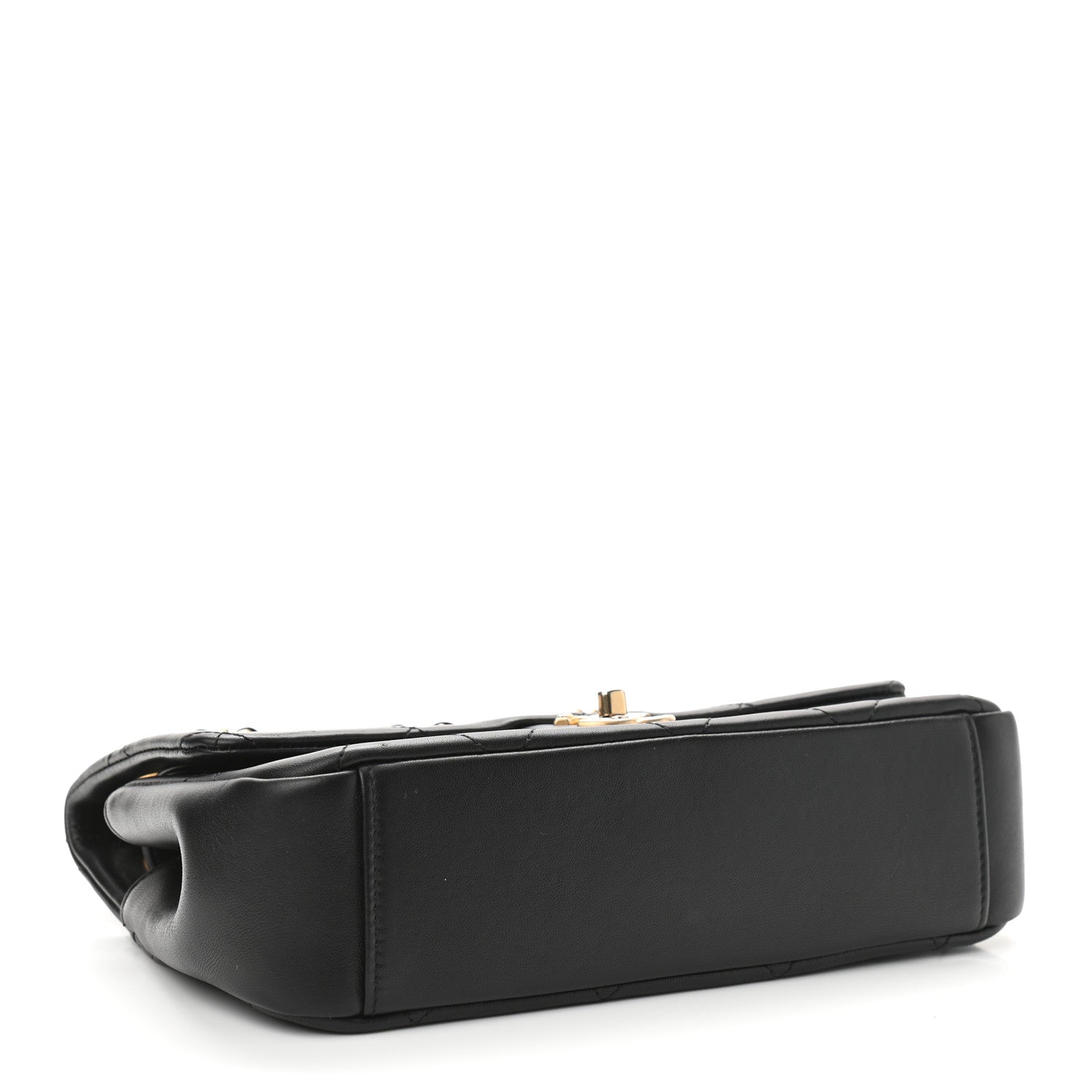 Chanel Lambskin Small A Real Catch Flap Bag Black 4 of 12