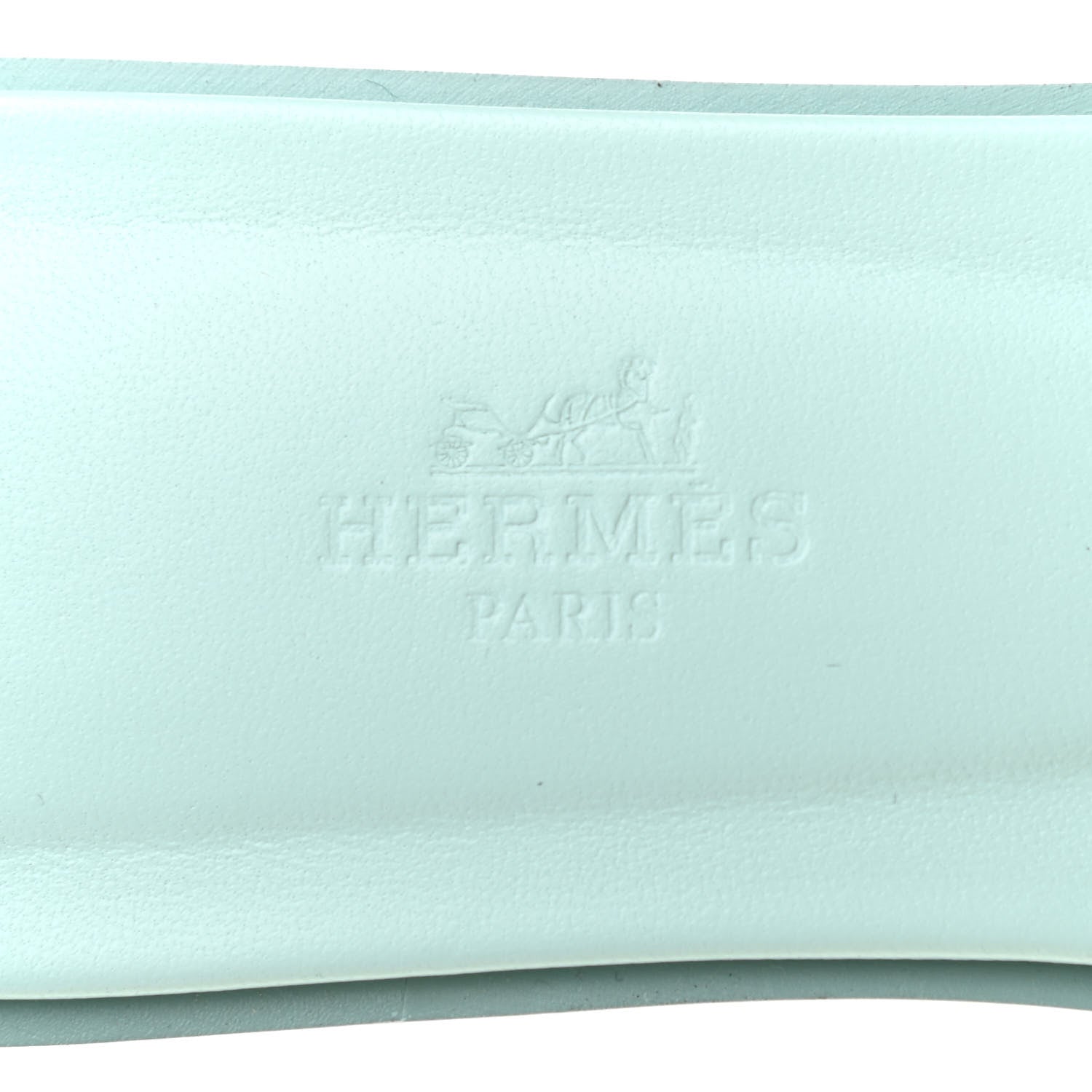 Hermes Epsom Oran Sandals 37 Vert Embrun 8 of 9