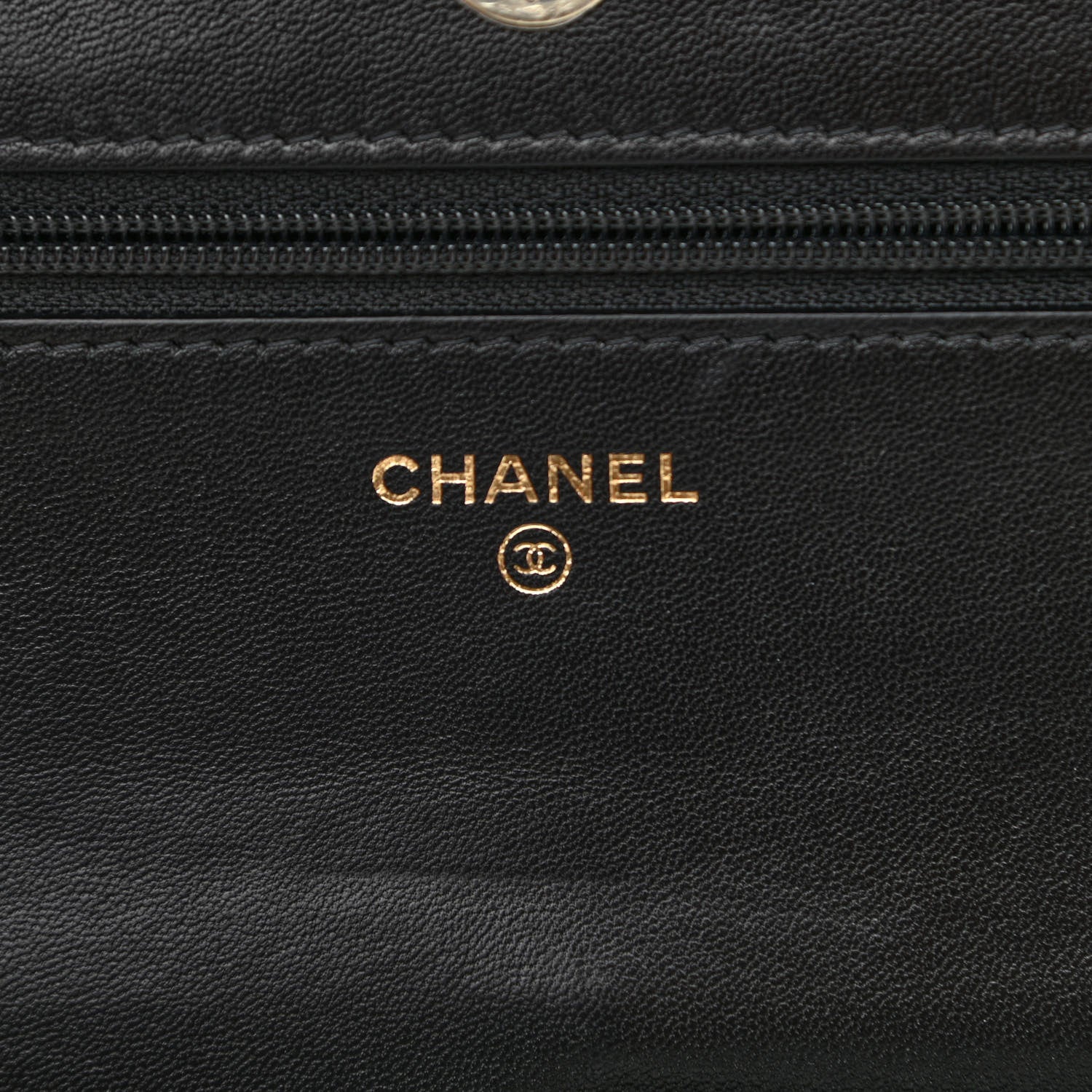Chanel Lambskin Quilted All About Chanel Wallet On Chain WOC Black 6 of 13