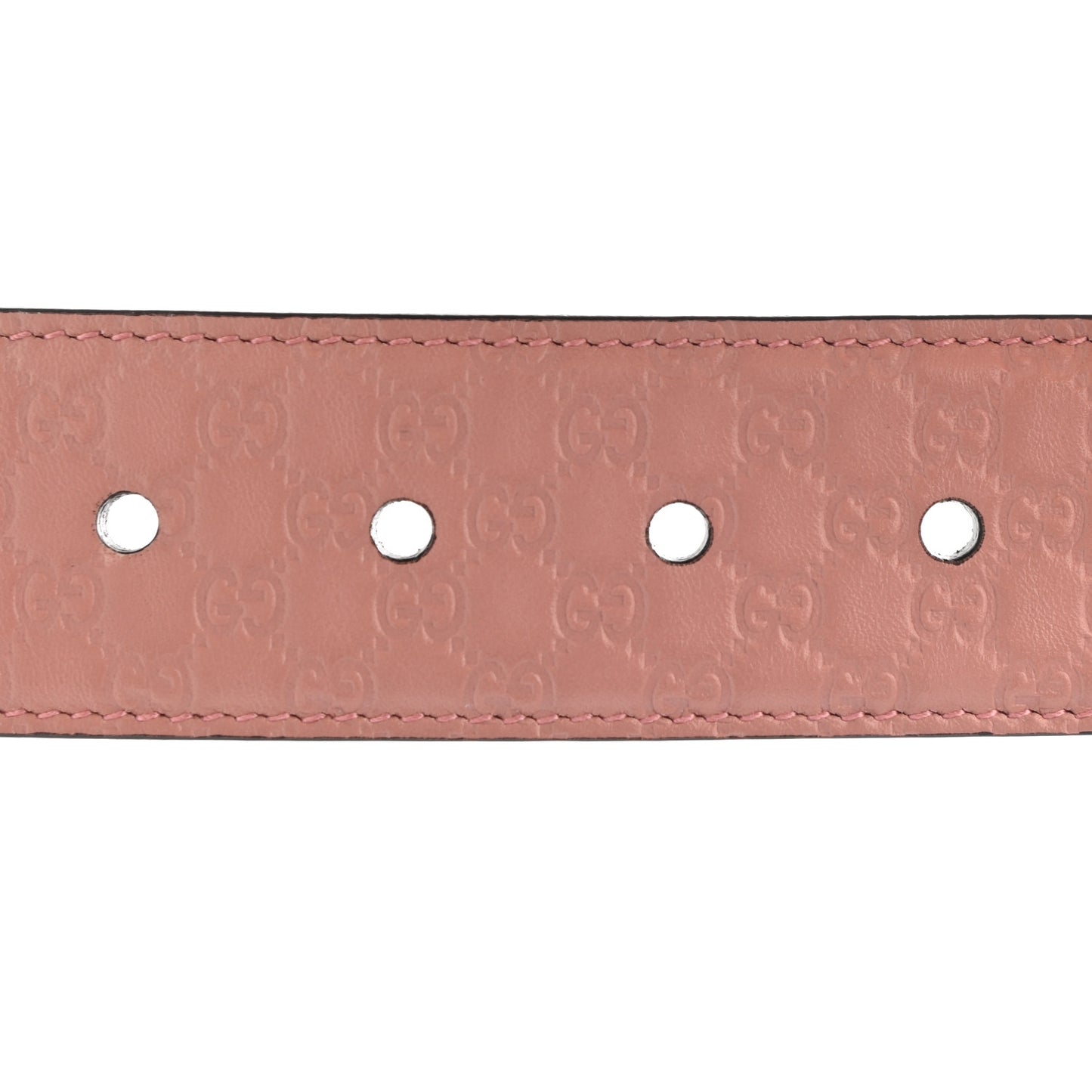 Soft Microguccissima Margaux Calfskin Belt 90 36 Soft Pink
