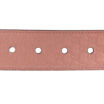 Gucci Soft Microguccissima Margaux Calfskin Belt 90 36 Soft Pink 3 of 5