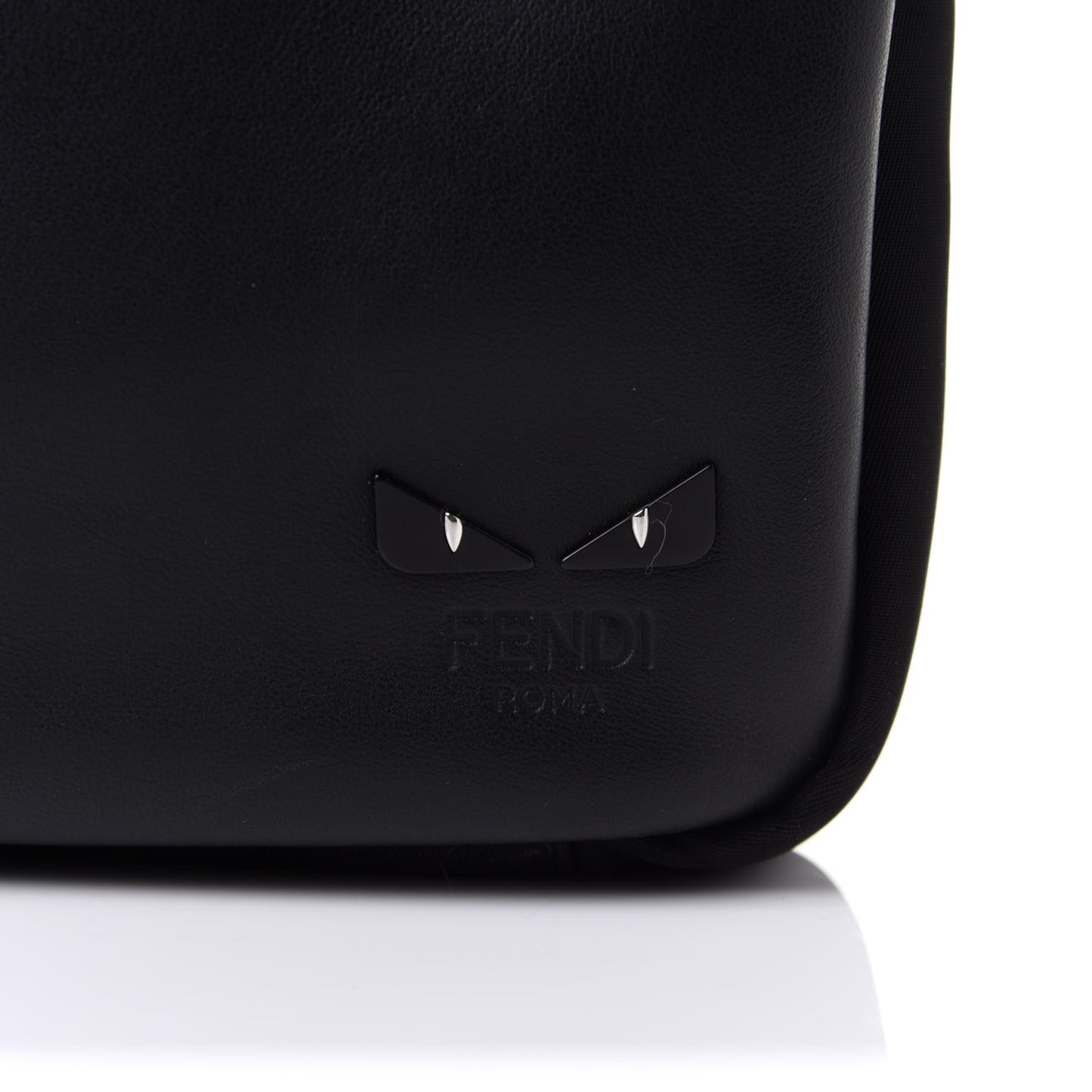 Nylon Vitello Century Opaco Mini Bug Eyes Flat Messenger Black