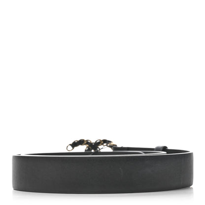 Chanel Lambskin CC Chain Belt 85 34 Black 2 of 6