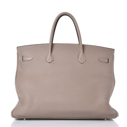 Hermes Togo Birkin 40 Gris Tourterelle 4 of 36