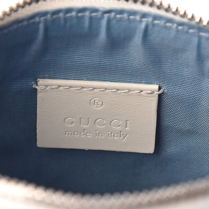 Gucci X SEGA Calfskin GUCCY Stars Mini Dome Shoulder Bag Mystic White Gold 6 of 9