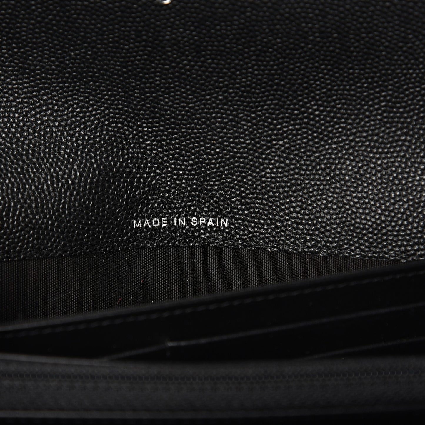 Caviar Quilted Boy Flap Wallet Black