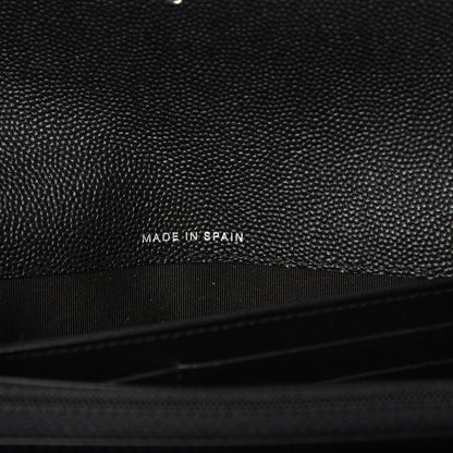 Chanel Caviar Quilted Boy Flap Wallet Black 6 of 8