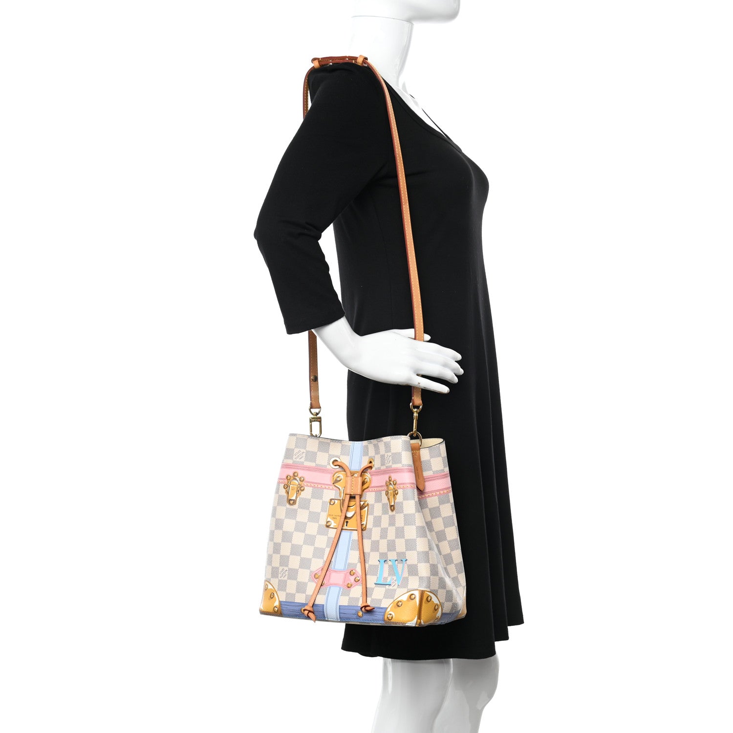Louis Vuitton Damier Azur Summer Trunks Neonoe 2 of 11
