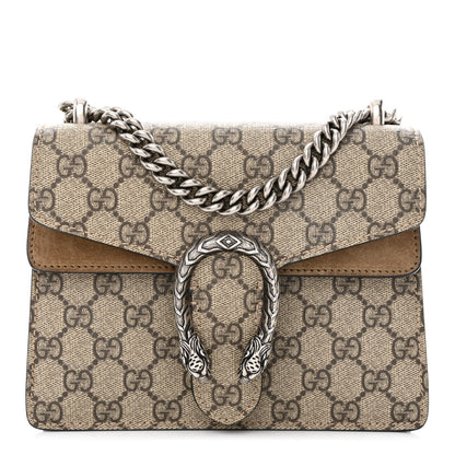 Gucci GG Supreme Monogram Mini Dionysus Shoulder Bag Taupe 1 of 15