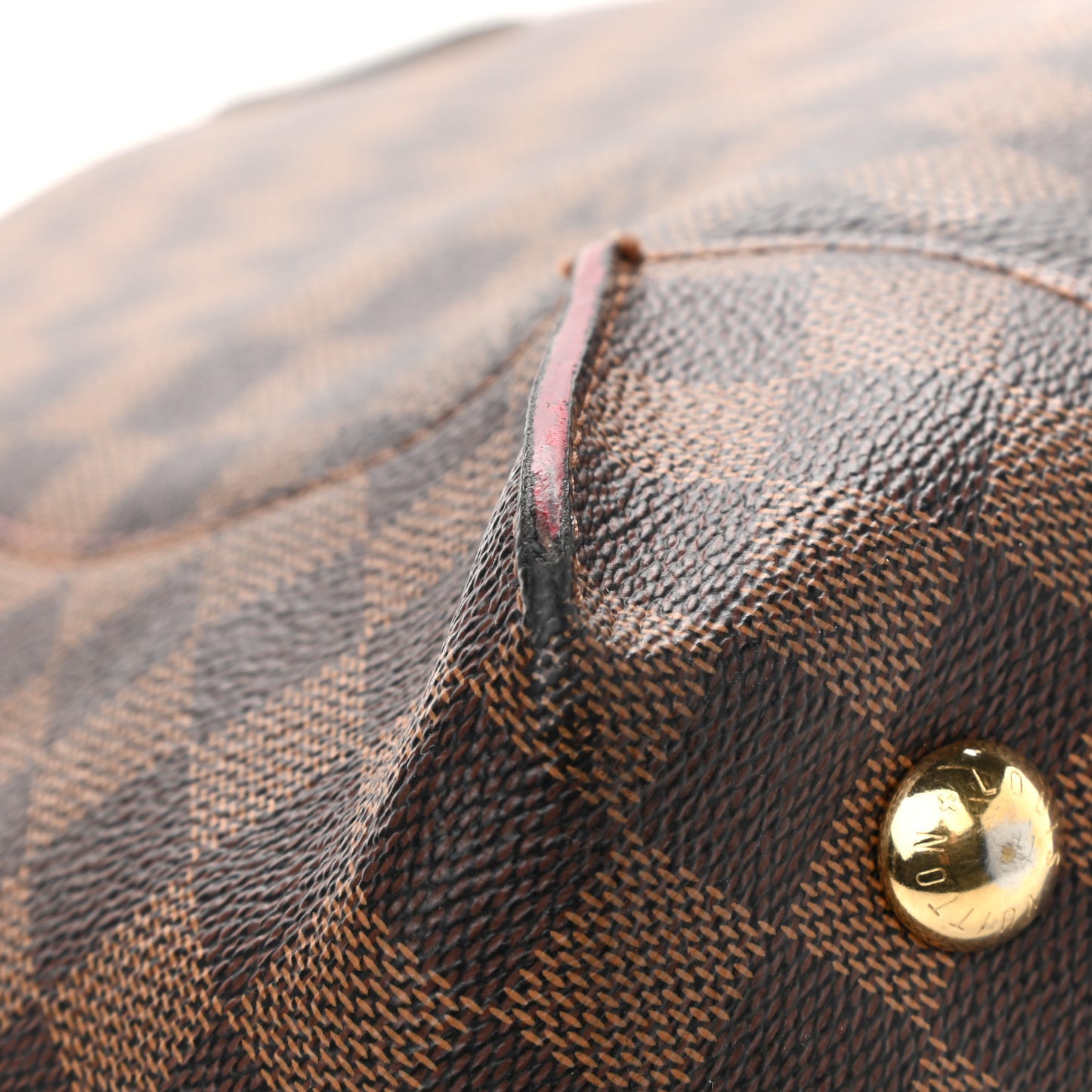 Damier Ebene Caissa Hobo Cherry