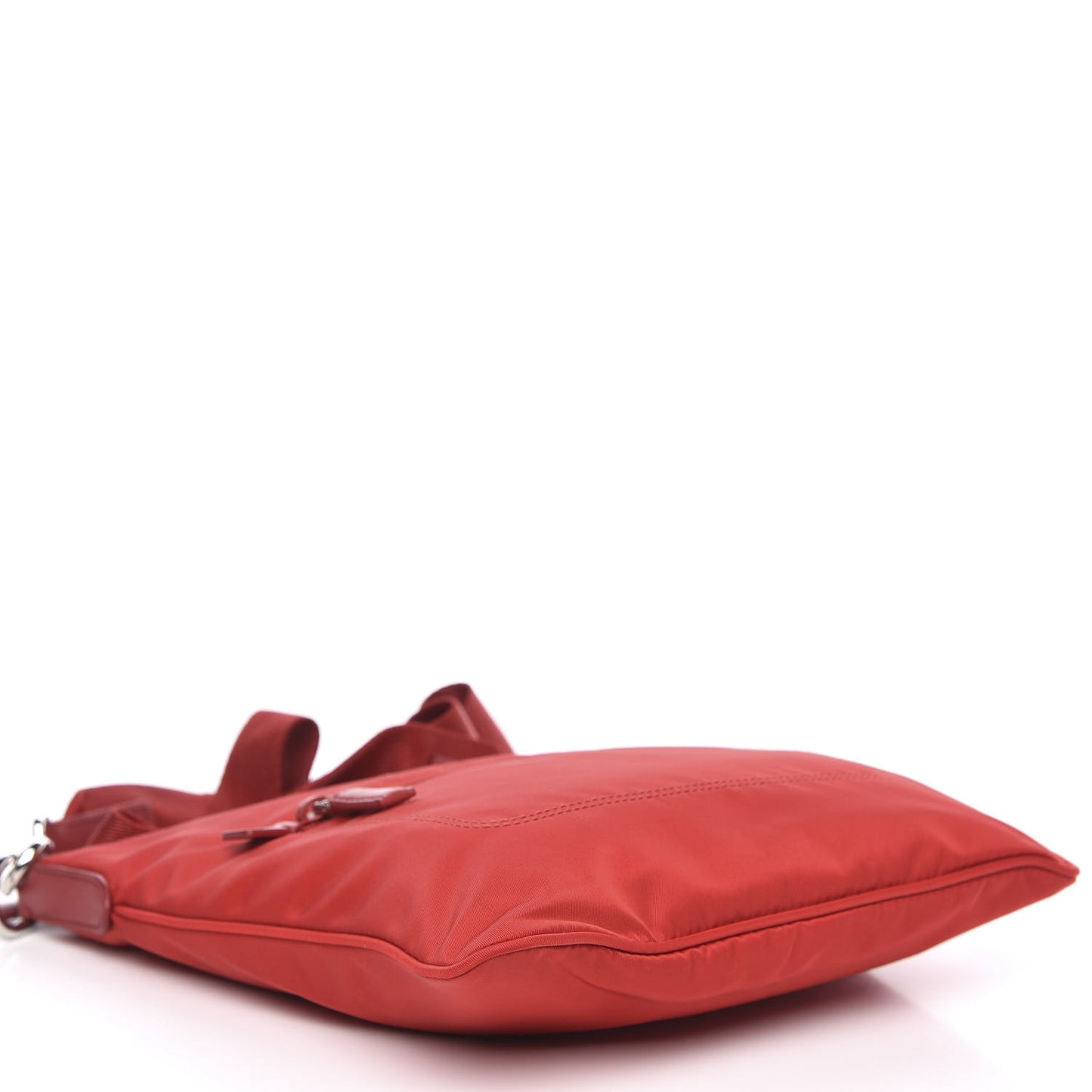 Nylon Vela Flat Messenger Rosso