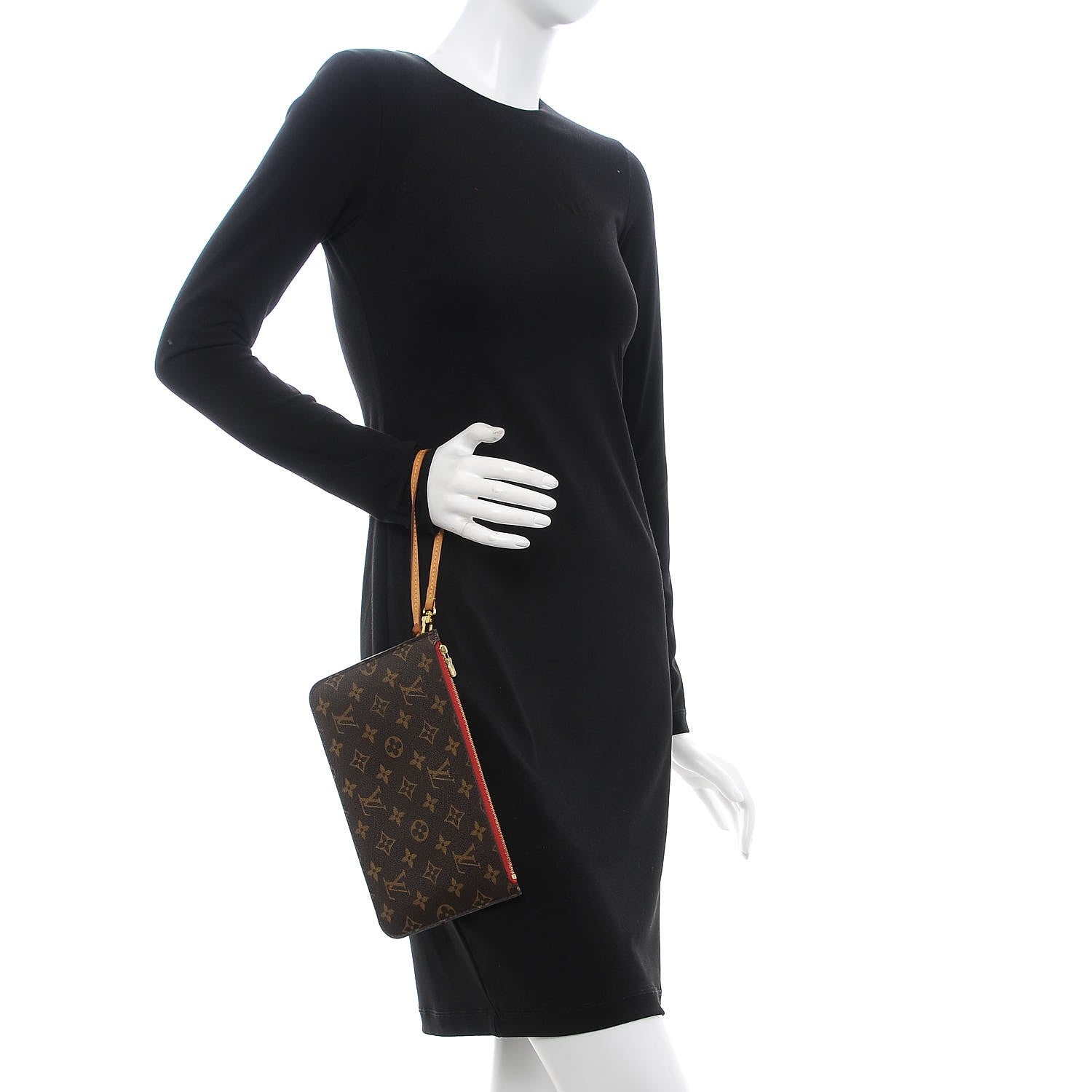Louis Vuitton Monogram Neverfull MM GM Pochette Cherry 2 of 8