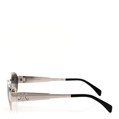 Celine Metal Triomphe 01 Sunglasses CL40235U Silver Black 3 of 7