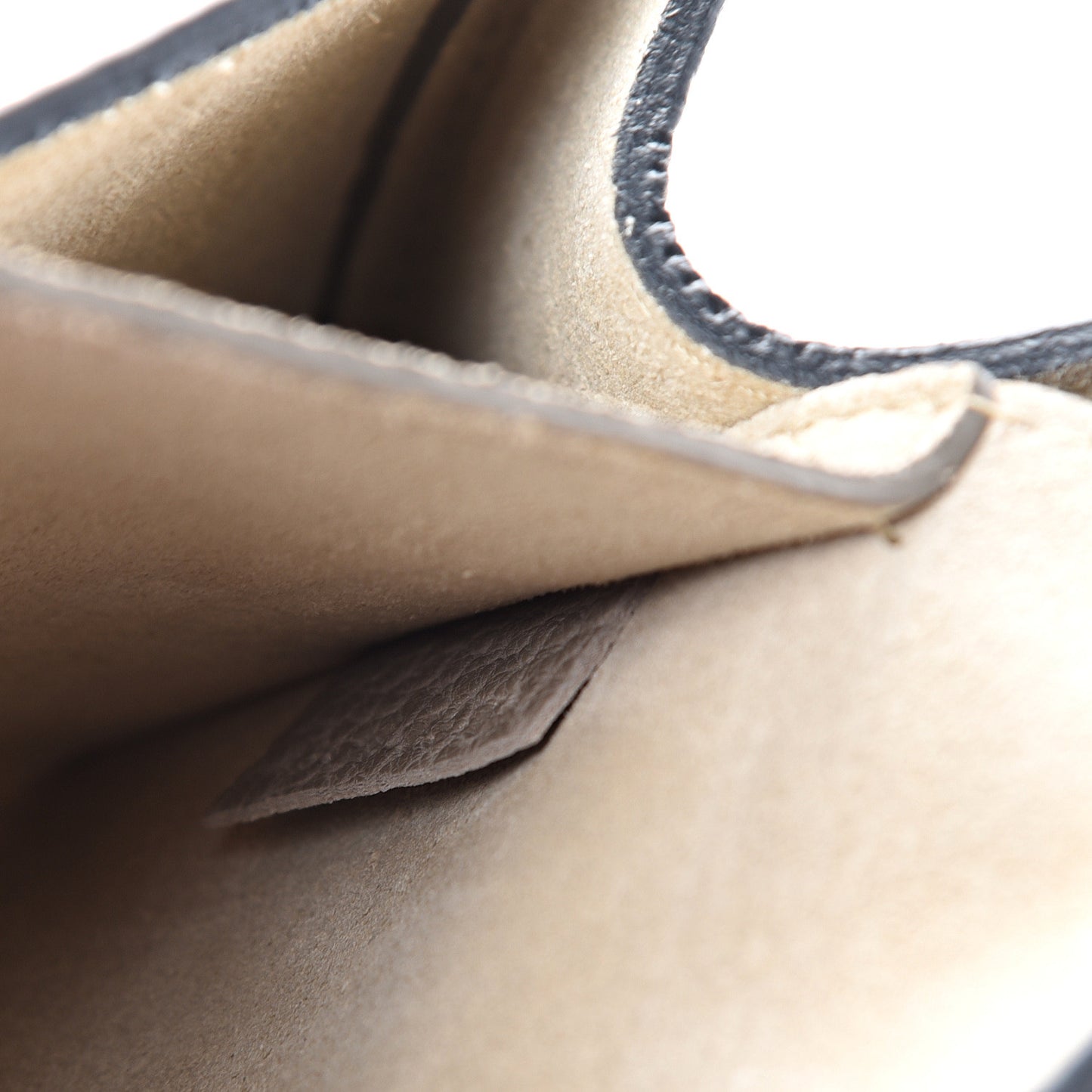 Grained Lambskin Drew Shoulder Bag Motty Grey