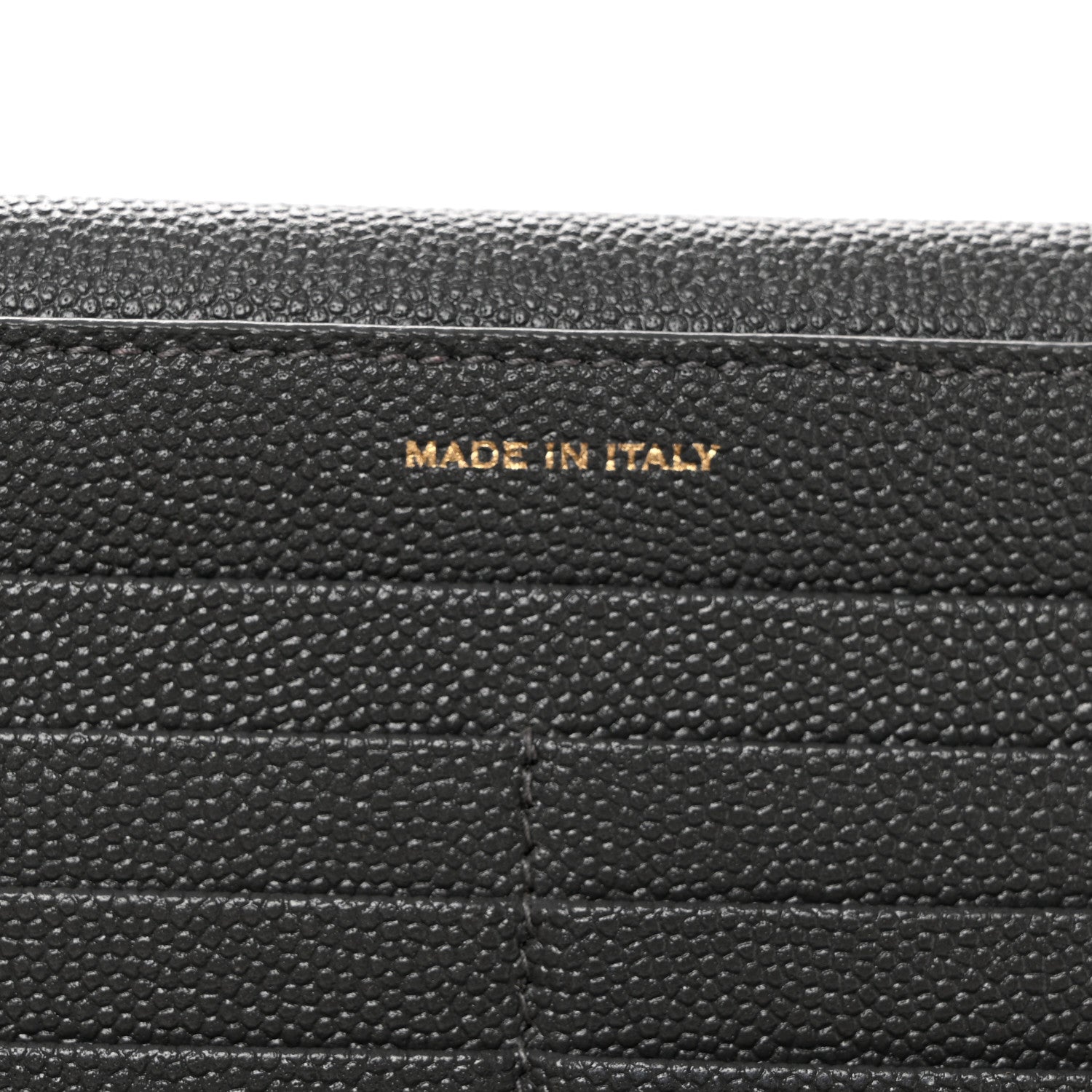 Saint Laurent Grain De Poudre Monogram Uptown Wallet Storm 7 of 8