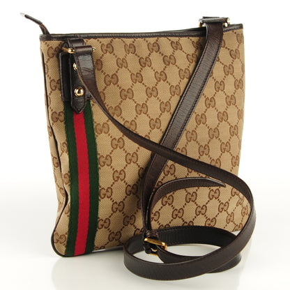 Gucci Monogram Web Jolicoeur Charms Messenger Dark Brown 2 of 7