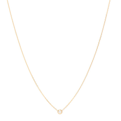 Cartier 18K Yellow Gold Diamond XS D'Amour Pendant Necklace 1 of 6