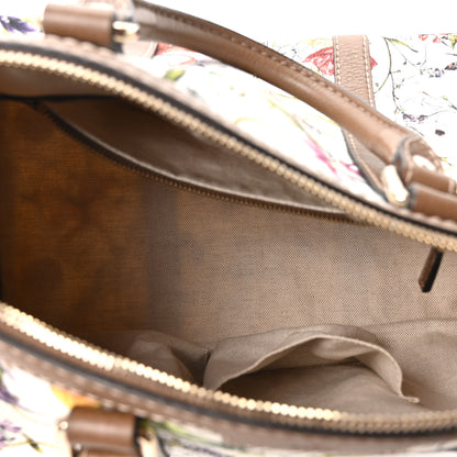Gucci Canvas Flora Infinity Medium Joy Boston White Multicolor Acero 5 of 10