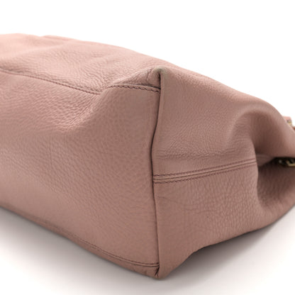 Gucci Pebbled Calfskin Medium Soho Chain Shoulder Bag Antique Rose 10 of 15