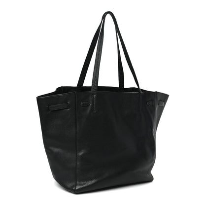 Celine Soft Grained Calfskin Small Belt Cabas Phantom Black 3 of 12