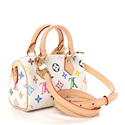 Louis Vuitton LV X TM Monogram Multicolor Nano Speedy White 3 of 10