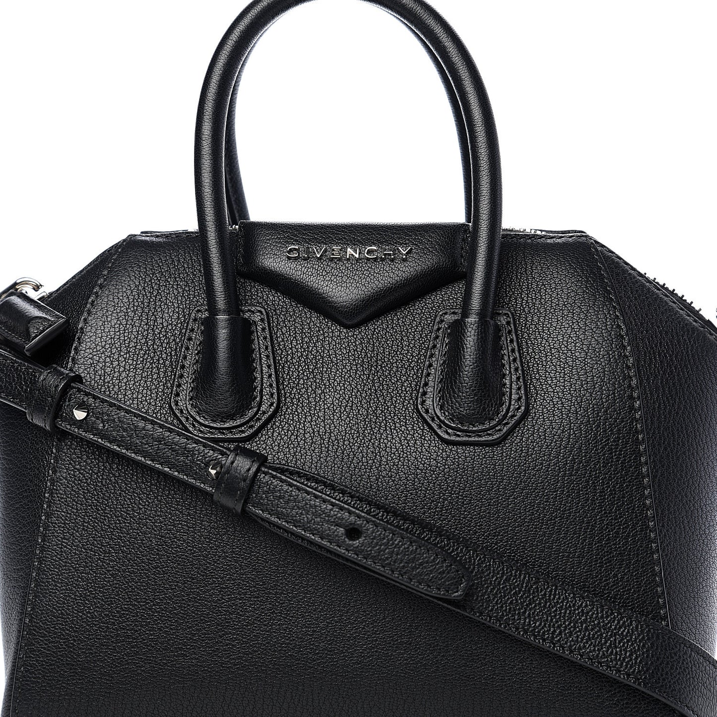 Sugar Goatskin Mini Antigona Black